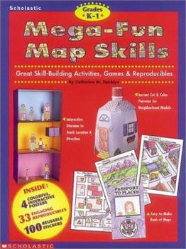 Paperback Mega-Fun Map Skills Book