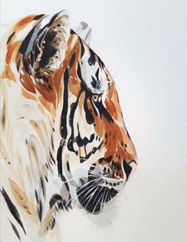 Cornell Notes Notebook 150 Pages 8. 5 X11 Cornell Notebook : Cornell Note Taking System Tiger Face Profile Picture Cover Design