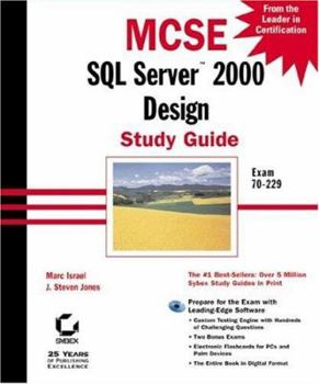 Hardcover MCSE: SQL Server 2000 Design Study Guide: Exam 70-229 [With CDROM] Book