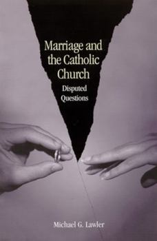 Paperback Marriage and the Catholic Church: Disputed Questions Book