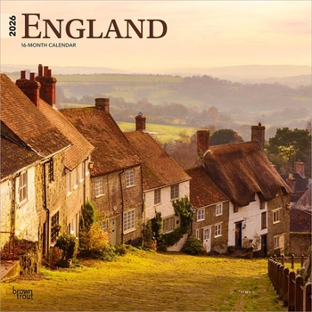 Calendar England 2026 12 X 24 Inch (Hanging) Monthly Square Wall Calendar Plastic-Free Book