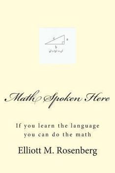 Paperback Math Spoken Here Book