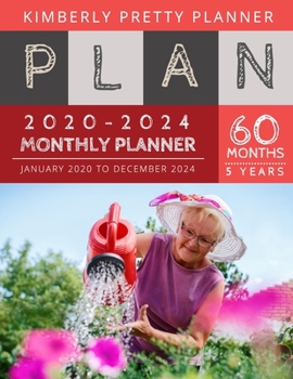 Paperback 5 year monthly planner 2020-2024: buisness planner book - Agenda Planner For The Next Five Years, 60 Months Calendar, Appointment Notebook Large Size Book