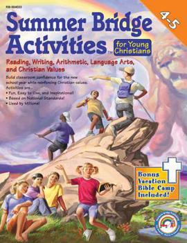 Paperback Summer Bridge Activities(r) for Young Christians, Grades 4 - 5 [With Punch-Out Math Flash Cards] Book