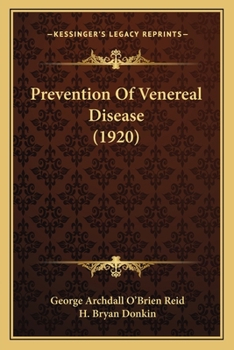 Paperback Prevention Of Venereal Disease (1920) Book