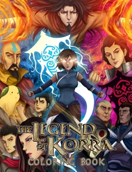 Paperback The Legend of Korra Coloring Book