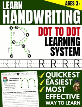 Paperback Learn Handwriting: Dot to Dot Practice Print book (Trace Letters Of The Alphabet and Sight Words) Book