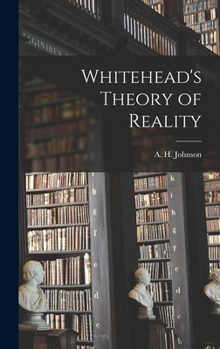Hardcover Whitehead's Theory of Reality Book
