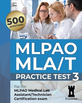 Paperback MLPAO MLA/T Certification Exam: Practice Test 3 Book