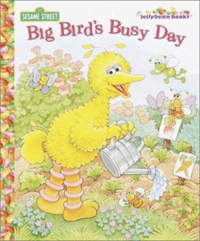 Hardcover Big Bird's Busy Day Book