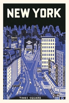 Paperback Vintage Journal New York, Times Square Book