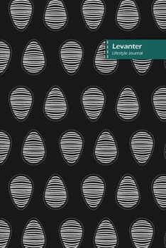 Paperback Levanter Lifestyle Journal, Blank Write-in Notebook, Dotted Lines, Wide Ruled, Size (A5) 6 x 9 In (Black) Book