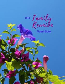 Paperback Family Reunion Guest Book: 8.5" x 11" Family Reunion Guest Book