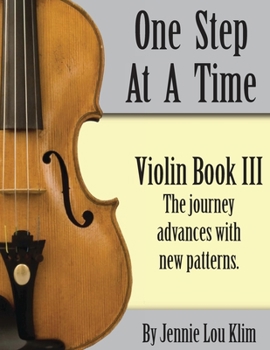 Paperback One Step At A Time: Violin Book III Book