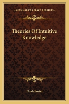 Paperback Theories Of Intuitive Knowledge Book