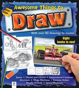 Spiral-bound Awesome Things Draw Bind-Up Book