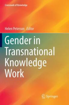 Paperback Gender in Transnational Knowledge Work Book