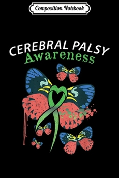 Composition Notebook: Cerebral Palsy Awareness Butterfly Design Idea