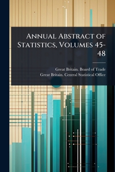 Paperback Annual Abstract of Statistics, Volumes 45-48 Book