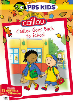 DVD Best of Caillou: Caillou Goes Back to School Book