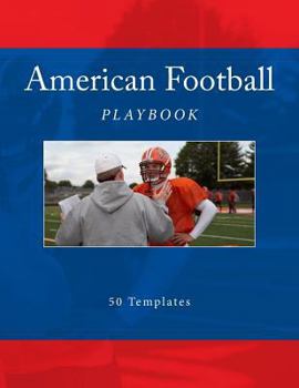 Paperback American Football Playbook: 50 Templates Book