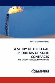 Paperback A Study of the Legal Problems of State Contracts Book