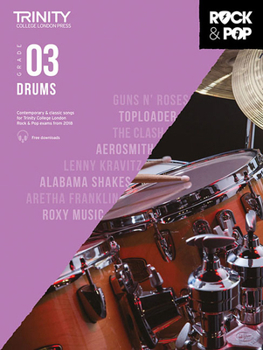 Paperback Trinity Rock & Pop 2018 Drums: Grade 3 Book