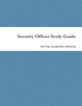Paperback Security Officer Study Guide Book
