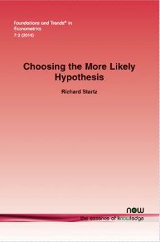 Paperback Choosing the More Likely Hypothesis Book