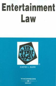 Paperback Entertainment Law in a Nutshell Book