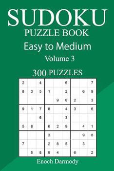 Paperback 300 Easy to Medium Sudoku Puzzle Book