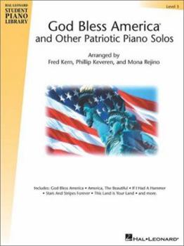 Paperback God Bless America and Other Patriotic Piano Solos - Level 3: Hal Leonard Student Piano Library National Federation of Music Clubs 2024-2028 Selection Book