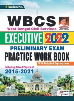 Paperback WBSC Practice Work Book Prelims Exam Fresh -27 Sets Repair-2021old code 3014 Book