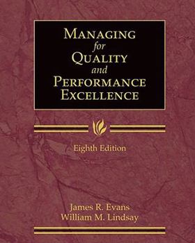 Hardcover Managing for Quality and Performance Excellence [With CDROM] Book