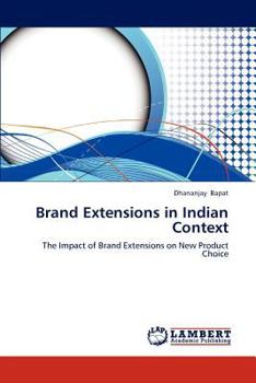 Paperback Brand Extensions in Indian Context Book