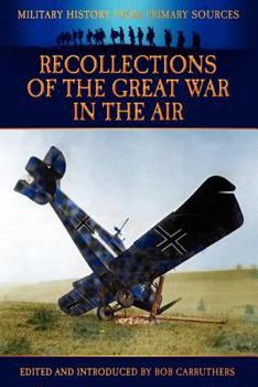 Paperback Recollections of the Great War in the Air Book