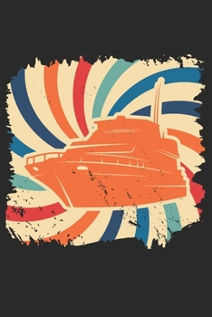 Notizbuch: Segeln A5 Notebook Segelboot auf Wasser retro vintage I Geschenk für Segler I Schreibheft oder Tagebuch liniert I Notizheft mit Boot (German Edition)