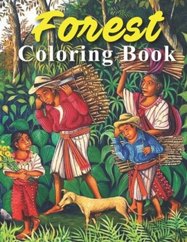 Paperback Forest Coloring Book: An coloring book filled with monsters, Stress Relieving, witches, pumpkin, haunted house and more for hours of fun and Book