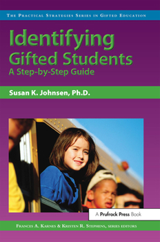 Paperback Identifying Gifted Students: A Step-By-Step Guide Book