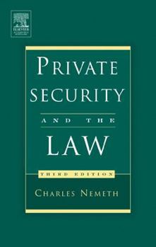 Hardcover Private Security and the Law Book