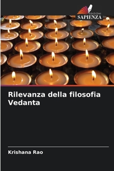Paperback Rilevanza della filosofia Vedanta [Italian] Book