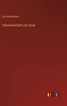 Hardcover Volkswirtschaft und Staat [German] Book