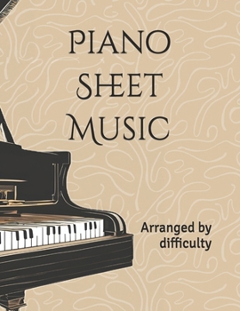 Paperback Piano Sheet Music: Arranged by difficulty [Italian] Book