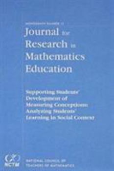 Hardcover Supporting Students' Development of Measuring Conceptions: Analyzing Students' Learning in Social Context Book