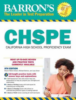 Paperback Chspe: California High School Proficiency Exam Book