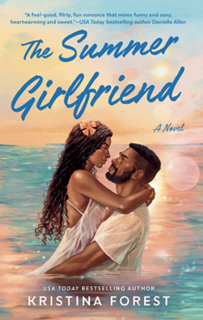 Hardcover The Summer Girlfriend [Large Print] Book