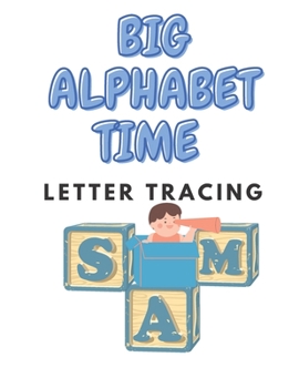 Paperback Big Alphabet Time Letter Tracing Book