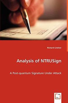 Paperback Analysis of NTRUSign Book