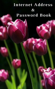 Internet Address & Password Book: keep private information to website address, username, password and notes size 5”x8” make you easy to find