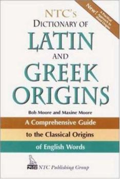 Hardcover NTC's Dictionary of Latin and Greek Origins Book